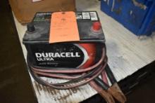 USED DURACEL ULTRA CAR BATTER GROUP #85 WITH SET OF