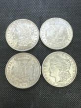 4x 1921 Morgen Silver Dollars 90% Silver Coins