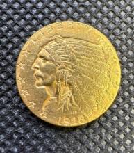 1928 Gold 2 1/2 Dollars Gold Indian Eagle