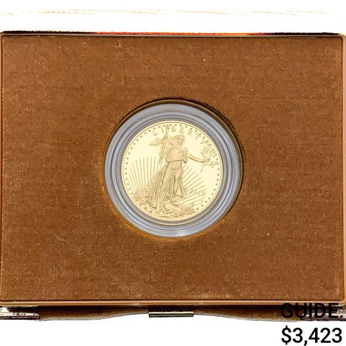 2015-W American Eagle 1/2oz Gold Proof Coin