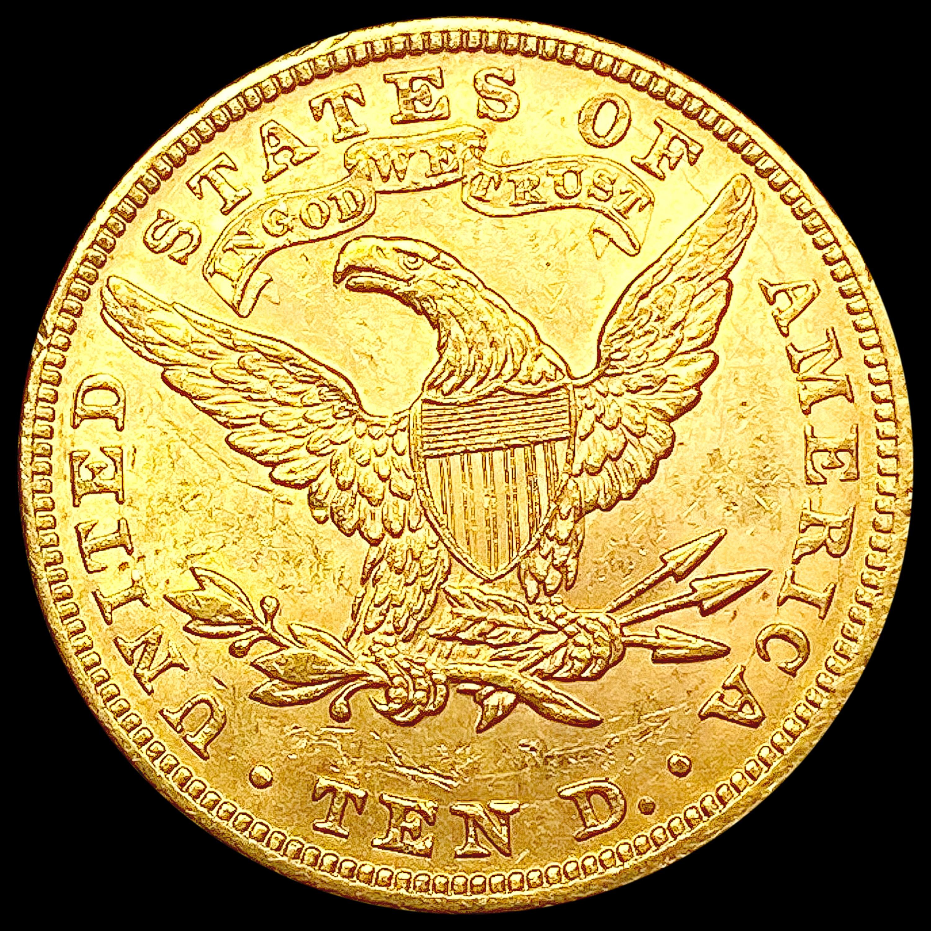 1892 $10 Gold Eagle CLOSELY UNCIRCULATED