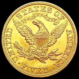 1902 $5 Gold Half Eagle UNCIRCULATED