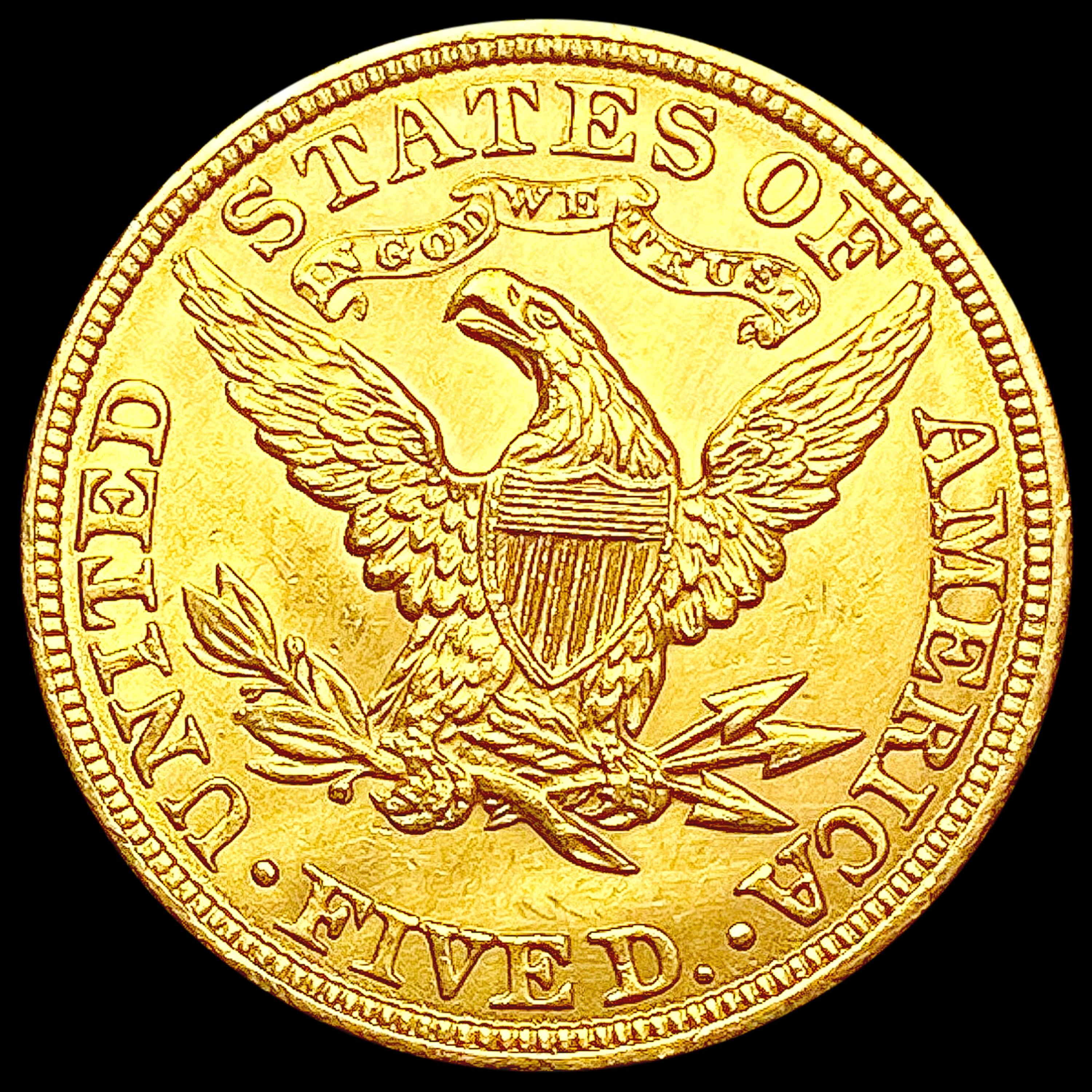1902 $5 Gold Half Eagle UNCIRCULATED