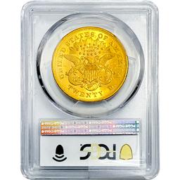 1876-S $20 Gold Double Eagle PCGS MS61