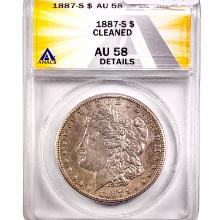 1887-S Morgan Silver Dollar ANACS AU58 Details