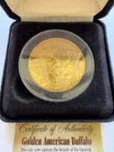 2006 $50 AMERICAN GOLD BUFFALO INDIAN HEAD COIN - CERTIFICATE IN BOX