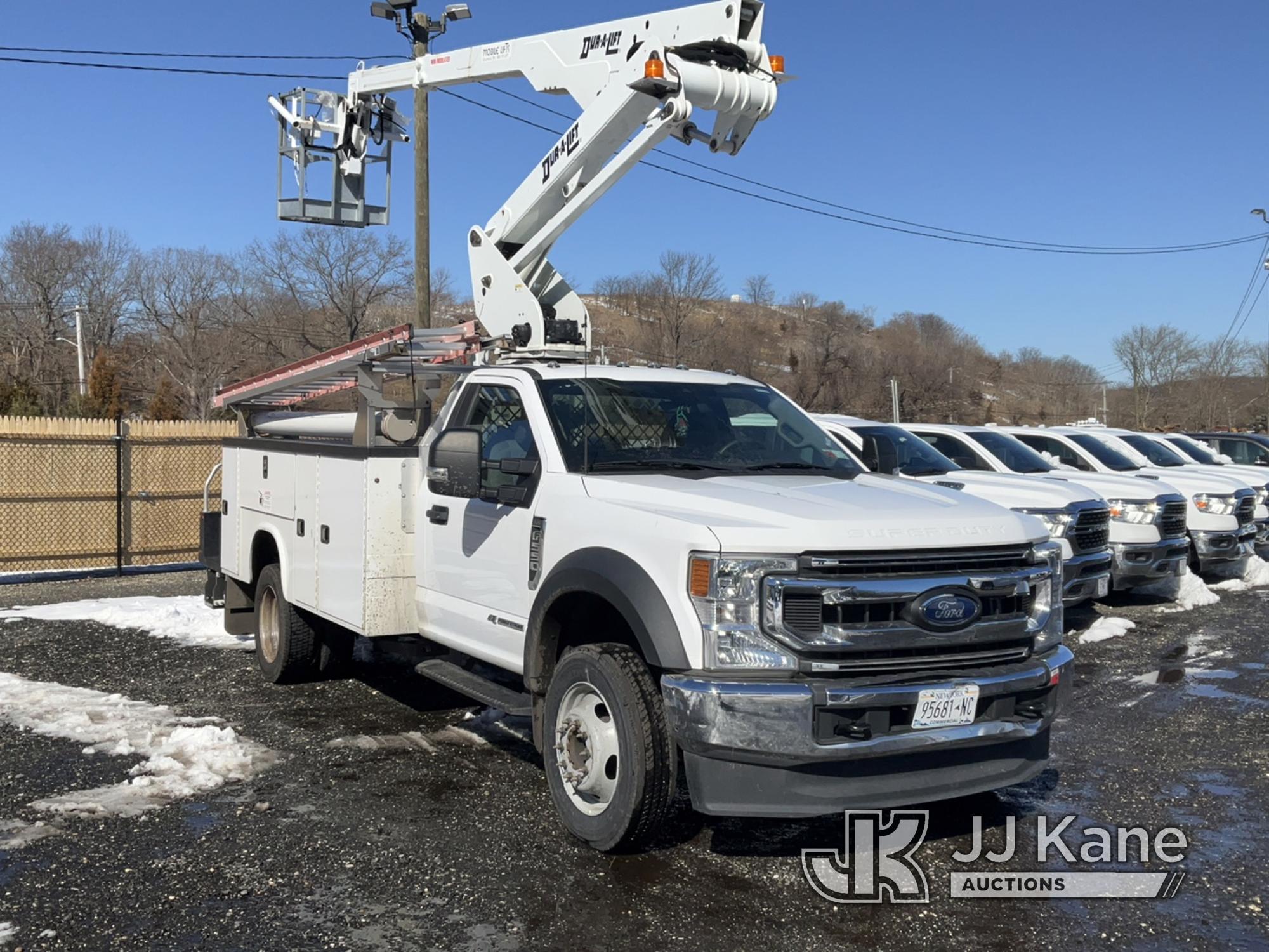 (Kings Park, NY) Dur-A-lift DCP-36TS, Articulating & Telescopic Non-Insulated Bucket Truck mounted b