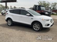 2018 Ford Escape 4x4 4-Door Sport Utility Vehicle Runs, Moves, Check Engine Light On, Paint Damage