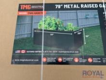79in Metal Raised Garden Bed