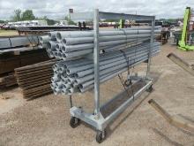 Mobile Pipe Rack w/ Pipes