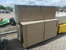 Lot of (4) Metal Cabinets
