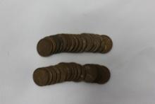 Group of 30 - 1920s Wheat Pennies