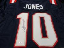 Mac Jones of the New England Patriots signed autographed football jersey PAAS COA 198