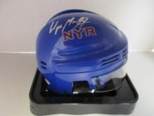 Wayne Gretzky of the New York Rangers signed autographed hockey mini helmet PAAS COA 849