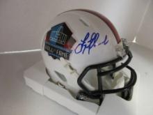 Troy Aikman of the Dallas Cowboys signed autographed HOF football mini helmet PAAS COA 055