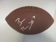 Ben Roethlisberger of the Pittsburgh Steelers signed autographed full size brown football PAAS COA 6