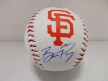 Buster Posey of the San Francisco Giants signed autographed logo baseball PAAS COA 175