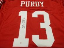 Brock Purdy of the San Francisco 49ers signed autographed football jersey PAAS COA 544