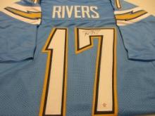 Philip Rivers of the LA Chargers signed autographed football jersey PAAS COA 922