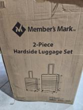Members Mark 2 Piece Hardside Luggage Set NEW
