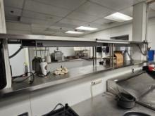 10' Chef Pass-through with Heating Lamps and Ticket Holder