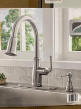 Glacier Bay Single Handle Kitchen Faucet in Stainless Steel