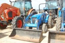 NH WORKMASTER 33 4WD ROPS W/ LDR AND BUCKET 744HRS. WE DO NOT GAURANTEE HOURS