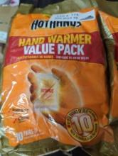 Lot of 2 HotHands to include Hand Warmer 10-Pair Value Pack, Retail Price $8/Each and Tow Warmers 6