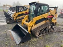 2019 CAT 257D3 RUBBER TRACKED SKID STEER SN:KEZ00549 powered by Cat diesel engine, equipped with