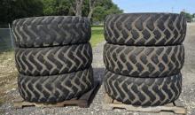 (6) Michelin 17.5R25 XTL Tires