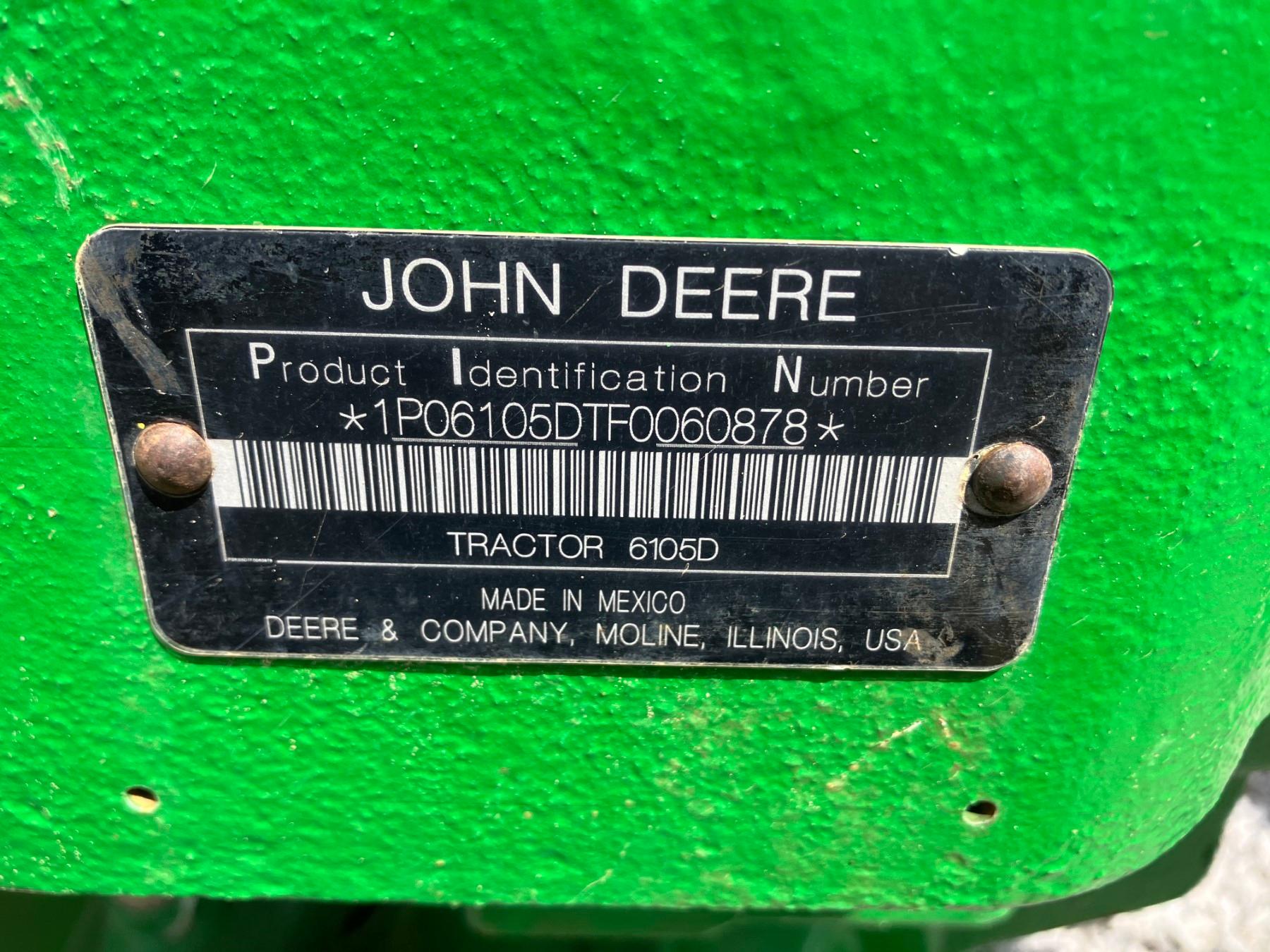 JOHN DEERE 6105D