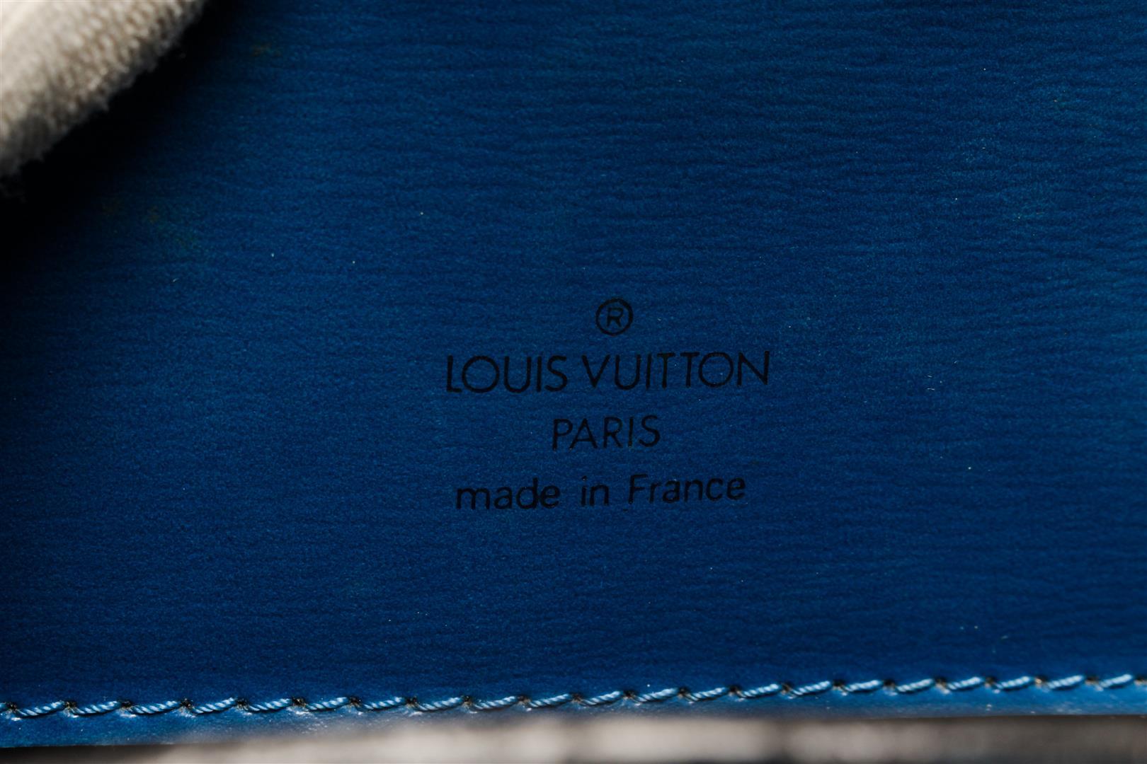 Louis Vuitton Blue Epi Cluny