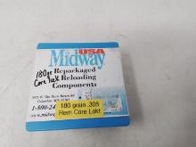 partial box Midway USA 308 Win Core-Lokt 180gr