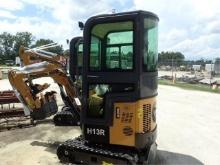 AGT H12R Mini Excavator cab w/ Manual Thumb