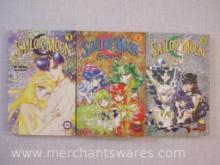 Three Manga Sailor Moon Supers Graphic Novels Nos. 1-3, Naoko Takeuchi, 1 lb 1 oz