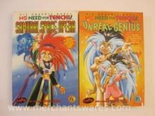 Two Viz Graphic Novels: No Need for Tenchi! Unreal Genius and Samurai Space Opera, Hitoshi Okuda, 1