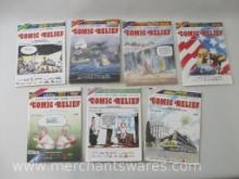 Lot of Seven 1993 Comic Relief Issues #47,53-58, 2 lbs 6 oz