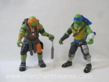 2015 Teenage Mutant Ninja Turtles Out of the Shadows Movie Action Figure Donatello and Michelangelo,