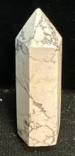 White Crystal Wand Howelite stone