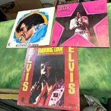 3 Elvis Presley Vinyl Pickwick LP's