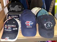 Official Superbowl - Steelers, Seahawks, Mariners Snap Back Fitted Hat Lot-