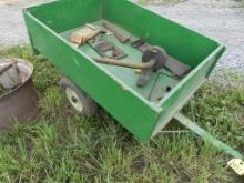 Wooden Lawn Cart