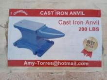 Unused Greatbear 200Lb Cast Iron Anvil