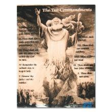 Ringo Daniel Funes "Ten Commandments" Original Mixed Media on Canvas