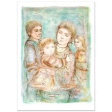 Edna Hibel (1917-2014) "Portrait of a Family" Limited Edition Lithograph on Paper