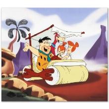 Hanna-Barbera "The Flintstones Family Car" Limited Edition Sericel