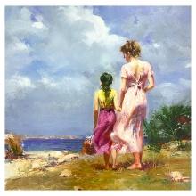 Pino (1939-2010) "Summer Afternoon" Limited Edition Giclee on Canvas