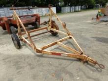 Single Axle Spool Trailr w/Pintle Hitch, NO TITLE, BOS ONLY