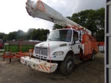 2009 Freightliner Business Class M2 Utility Truck with Altec AM55 Boom, Mer
