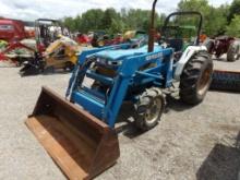 Ford 1920 SSS, 4WD, Tractor w/7108 Loader, 3 PT, PTO, Single Rear Hydraulic